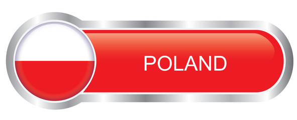 Poland Flag glossy banner 