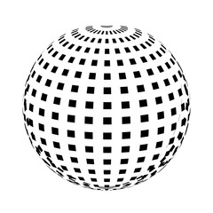 sphere planet symbol icon vector illustration design