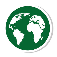 world planet earth icon vector illustration design