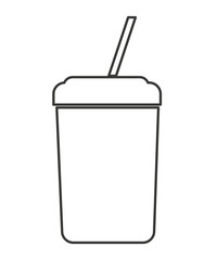 coffee cup delicious isolated icon vector illustration design