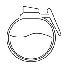 teapot cute isolated icon vector illustration design