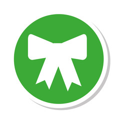 Obraz premium bow tie decoration icon vector illustration design