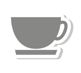 coffee cup delicious isolated icon vector illustration design
