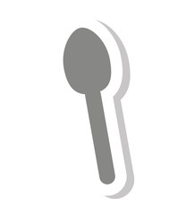 spoon cutlery menu restaurant icon vector illustration design