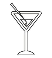 cup glass drink beverage vector illustration design