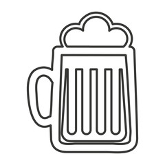 beer drink bar isolated vector illustration design