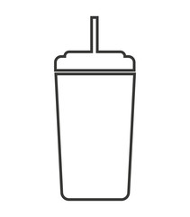 Obraz premium drink glass beverage isolated icon vector illustration design