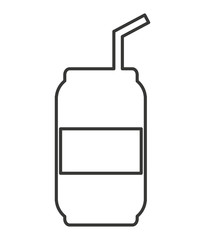 drink glass beverage isolated icon vector illustration design