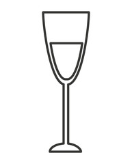 cup glass drink beverage vector illustration design