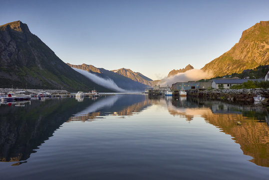 Gryllefjord, Norwey - Beautiful landscape of Norway, Scandinavia