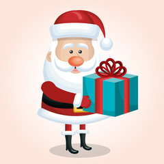 santa claus christmas isolated vector illustration eps 10