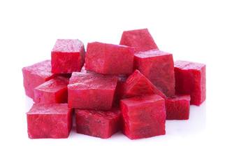 Beetroot on white background