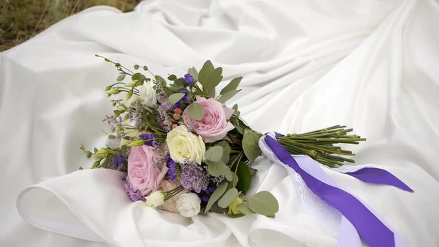 bridal bouquet on a white background 2