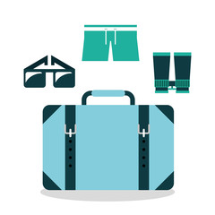 best summer vacation holiday vector illustration design