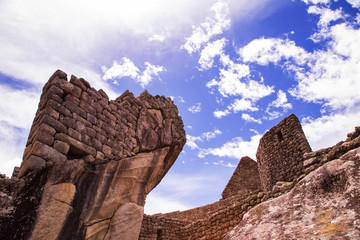 Fototapeta na wymiar View of the city of Machu Picchu, Peru 