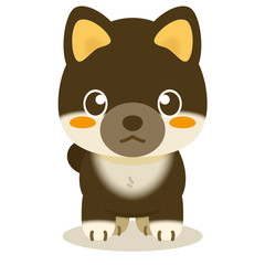 いぬっこ倶楽部 柴犬（黒）