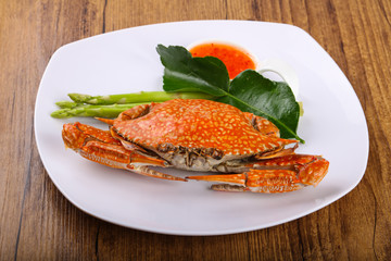 Boiled crab