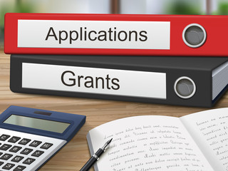 applications and grants binders