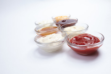 different sauces
