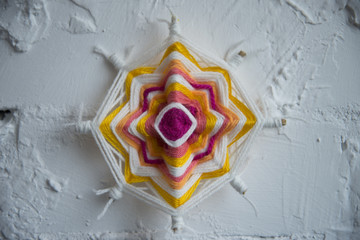 Ornament Mandala from thread