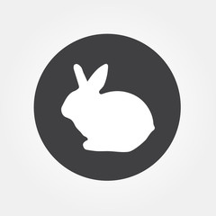 rabbit icon vector