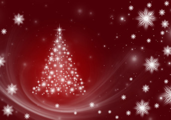Christmas red background
