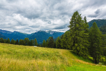 Fototapeta na wymiar landscape of the Alps