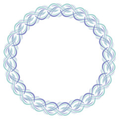 Decorative vector frame with empty space for text or photo. Blue vertical frame suitable for different greeting cards, invitations, backgrounds, prints, winter decorations. 