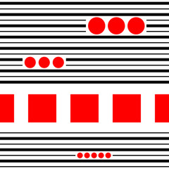 Seamless Square and Line Pattern