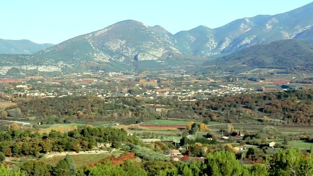 Malauc&egrave;ne et le Mont Ventoux 