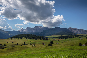 Seiser Alm Alpe di Siusi Dolomites Mountains Italy