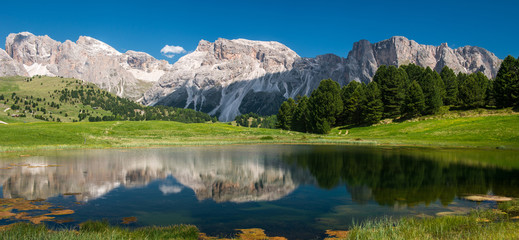 Fototapeta na wymiar Gardena valley, Dolomites