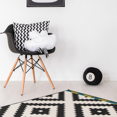 Black and white simplicity