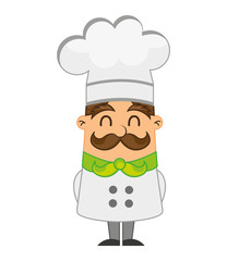chef character man icon vector illustration design