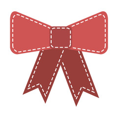 bow tie decoration icon vector illustration design