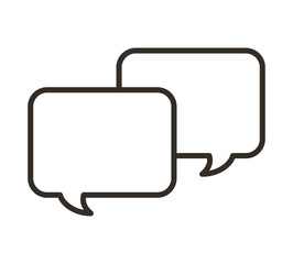 Fototapeta premium speech bubble chat icon vector illustration design