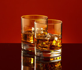 Whiskey on the rocks