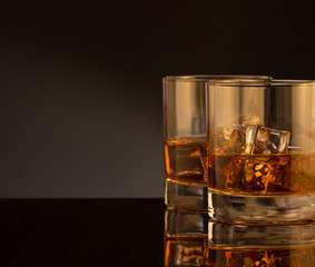 Whiskey on the rocks