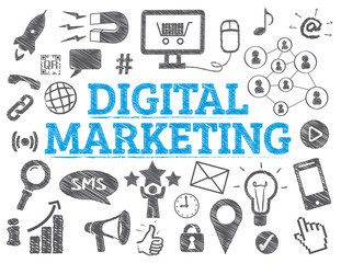 digital marketing concept
