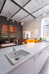 Loft with a great sense of openness