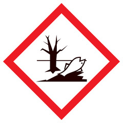 Piktogram GHS09 zagrożenie dla środowiska wodnego