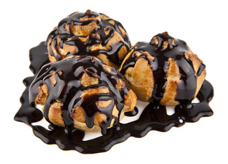 eclairs in a chocolate