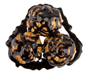 eclairs in a chocolate