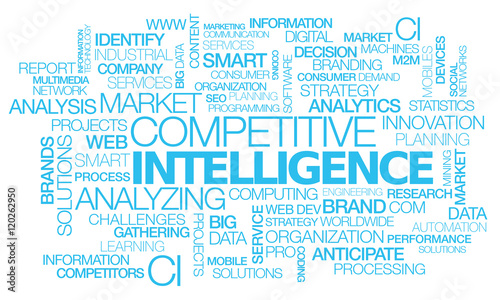 competitive intelligence words tag cloud strategic decisions competitive word
