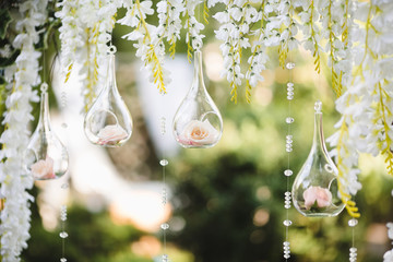 elements of decor for the wedding ceremony.