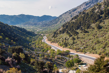 Faraggi Samarias canyon, spring, Crete island, Greece