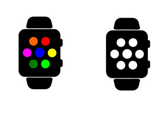 Smartphone Icon uni und bunt