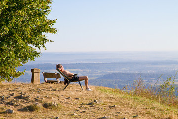 Sommer auf der schwäbischen Alb, Hörnle bei Kirchheim unter Teck