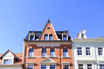 Hausfassaden in Pulsnitz