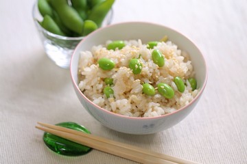 枝豆生姜ご飯